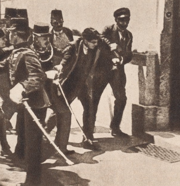Sarajevo, 28 giugno 2014. L\'arresto di Gavrilo Prinzip
